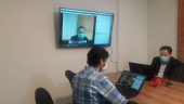 جلسه ویدئو کنفرانس با حضور روسا و سرپرستان مراکز آموزش علمی کاربردی استان  درباره روند بررسی کلاس‌های غیرحضوری برگزار شد
