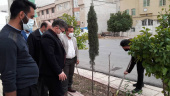 کاشت نهال در محوطه دانشگاه جامع علمی کاربردی واحد استان فارس به نام شهدا