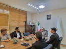دیدار فرماندار شهرستان پاسارگاد با رئیس دانشگاه جامع علمی کاربردی استان فارس
