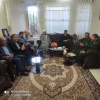 دیدار با خانواده شهید علیرضا عباسی منفرد درهفته بسیج