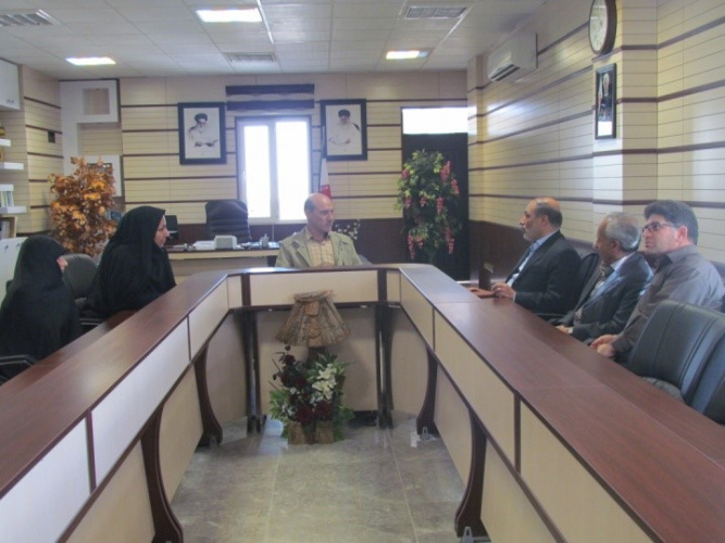 بازدید سرپرست دانشگاه جامع علمی کاربردی واحد استان فارس و هیئت همراه از مرکز علمی کاربردی نی ریز 