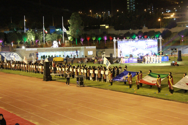 مراسم افتتاحیه چهاردهمین المپیاد فرهنگی، ورزشی دانشجویان دختر دانشگاه ها و موسسات آموزش عالی سراسر کشور