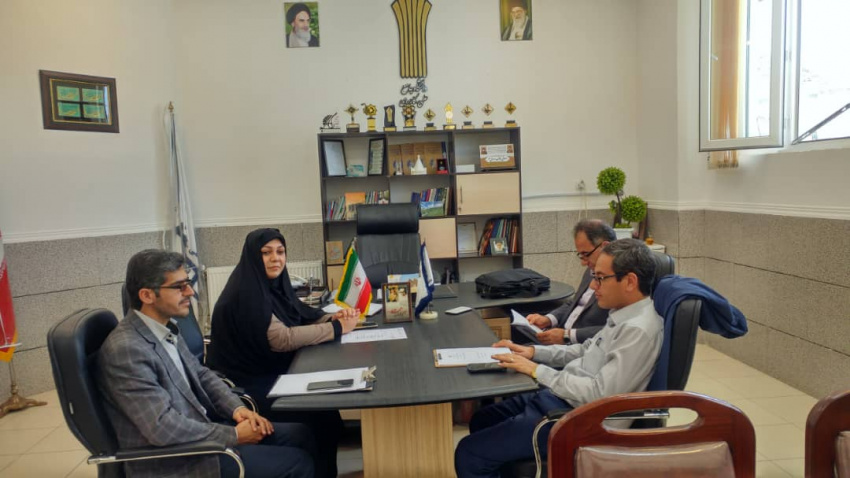 بازدید هیأت نظارت و ارزیابی دانشگاه ها و مراکز آموزش عالی استان فارس از  مرکز آموزش علمی کاربردی لارستان