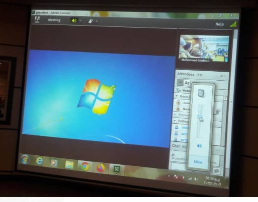 حضور مجازی رئیس دانشگاه جامع علمی کاربردی واحد استان فارس به همراه کلیه کارکنان واحد استانی در دیدار نوروزی سرپرست دانشگاه جامع علمی کاربردی با کارکنان