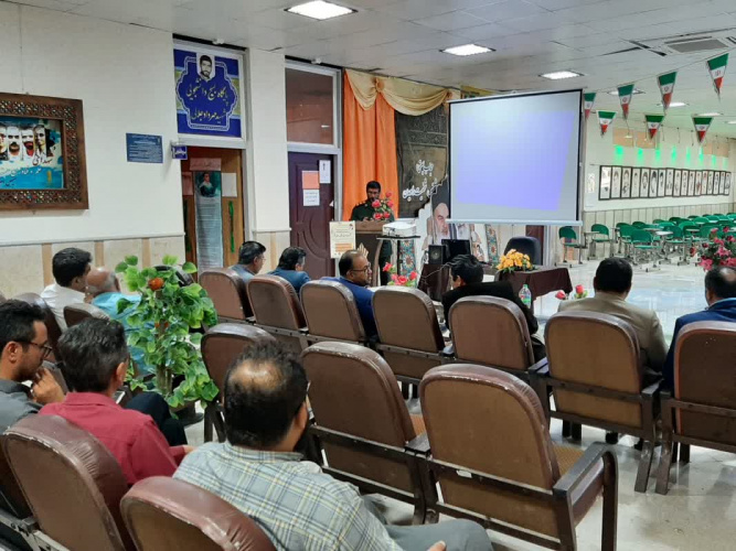 برگزاری یادواره شهدای محرم در مرکز آموزش علمی کاربردی نی ریز