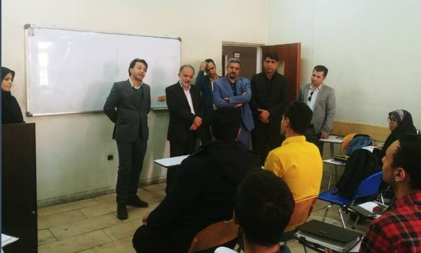 بازدید هیئت نظارت، ارزیابی و تضمین کیفیت وزارت علوم، تحقیقات و فناوری از مرکز آموزش علمی کاربردی کارخانجات مخابراتی ایران